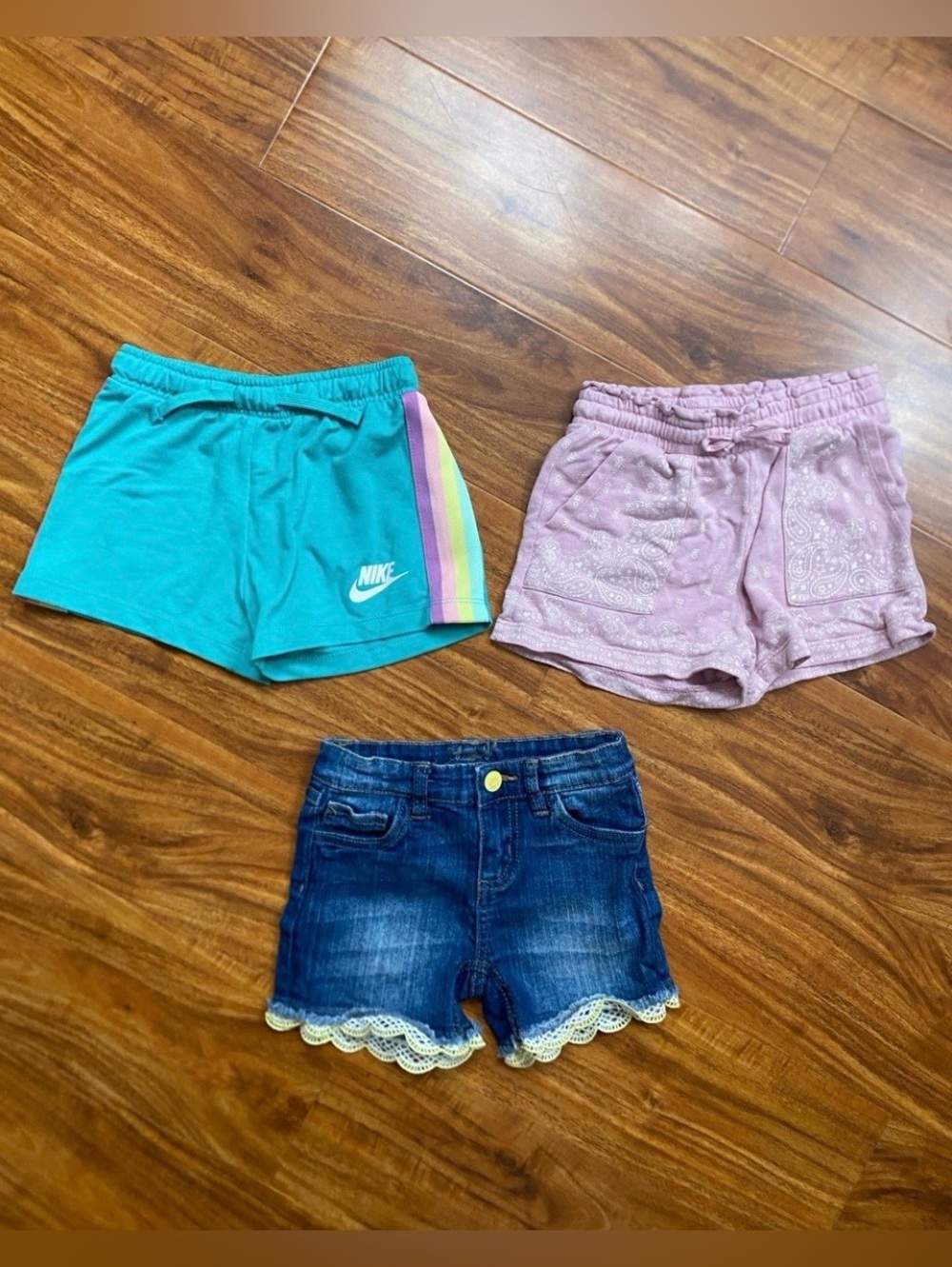 Nike + Vigoss + Splendid Girls Sweatpant Shorts Denim Shorts Size 5 Girlhoodcore